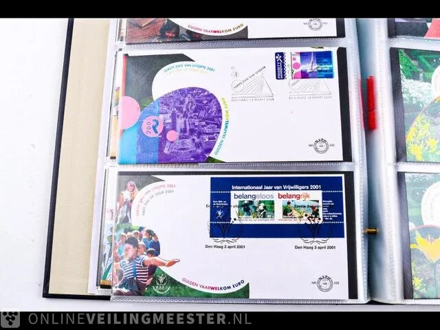 Ca. 132x getaxeerde fdc's , nederland - afbeelding 36 van  91