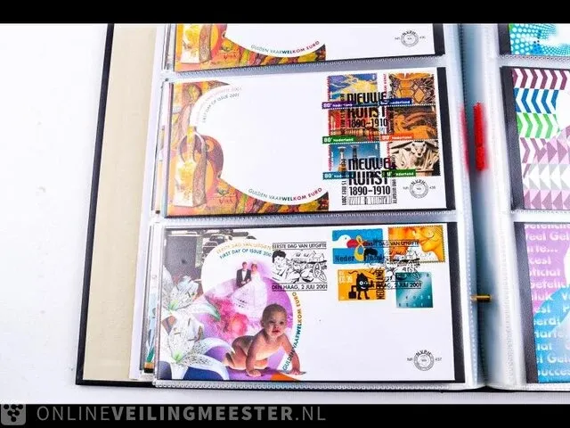 Ca. 132x getaxeerde fdc's , nederland - afbeelding 40 van  91