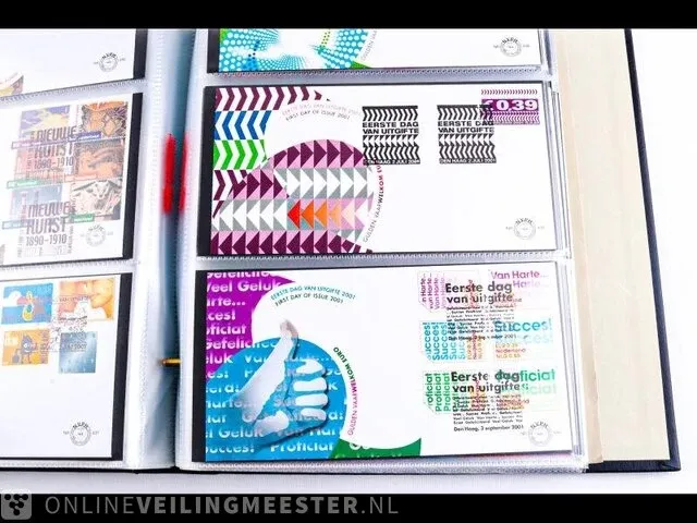 Ca. 132x getaxeerde fdc's , nederland - afbeelding 42 van  91