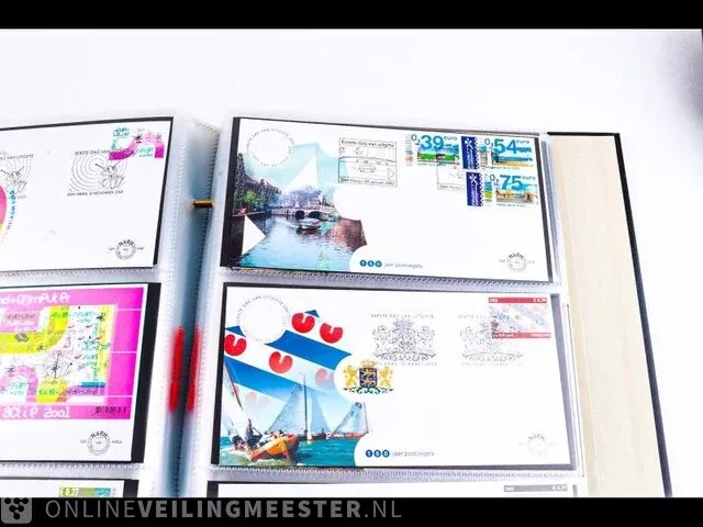 Ca. 132x getaxeerde fdc's , nederland - afbeelding 50 van  91