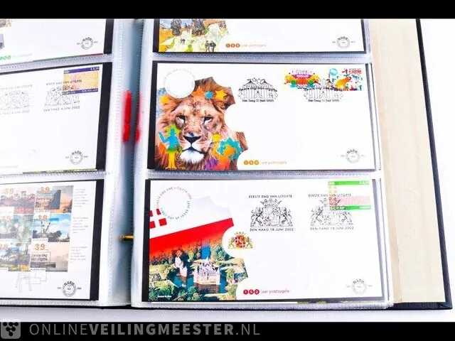 Ca. 132x getaxeerde fdc's , nederland - afbeelding 60 van  91
