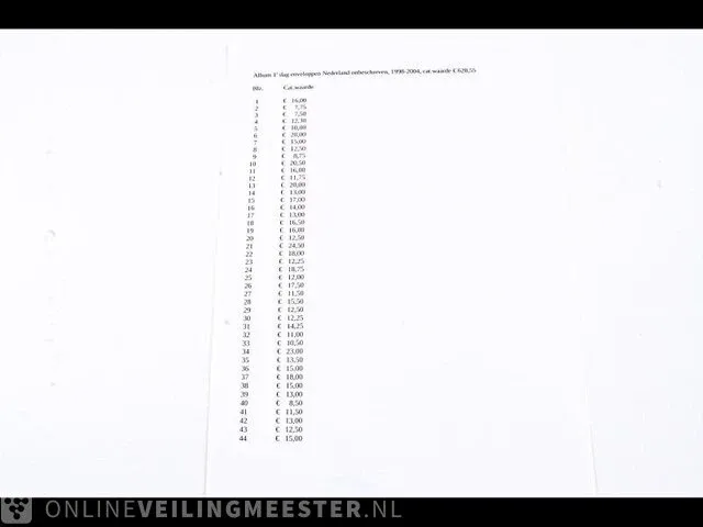 Ca. 132x getaxeerde fdc's , nederland - afbeelding 91 van  91