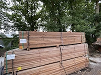 Ca. 132x guyana teak beschoeiingsplanken, 20x150mm, lengte 350cm - afbeelding 4 van  4