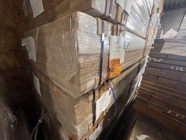 Ca. 132x guyana teak dekdelen gevingerlast, 21x90mm, lengte 400cm - afbeelding 4 van  4