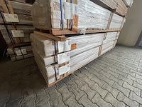 Ca. 132x guyana teak latten gevingerlast, 27x45mm, lengte 300cm - afbeelding 4 van  4