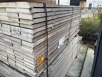 Ca. 133x ipé planken fijnbezaagd, 27x130mm, lengte 185cm - afbeelding 2 van  3