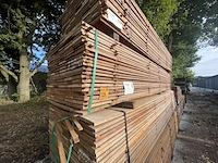 Ca. 138x guyana teak beschoeiingsplanken, 20x150mm, lengte 450cm - afbeelding 4 van  4