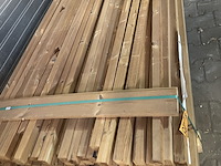 Ca. 139x thermo grenen geschaafd, 42x42mm, lengte 93/300cm, 46/360cm - afbeelding 1 van  3