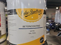 Ca. 13x beton coating ral 7035, color spectrum - afbeelding 3 van  4