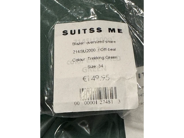 Ca. 13x broek en 29x colbert, suitss me, off-beat, trekking green - afbeelding 10 van  10