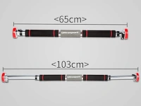 Ca. 13x optrekstang verstelbaar van 66,5 cm tot 93 cm ultrasport, force 300 - afbeelding 2 van  5