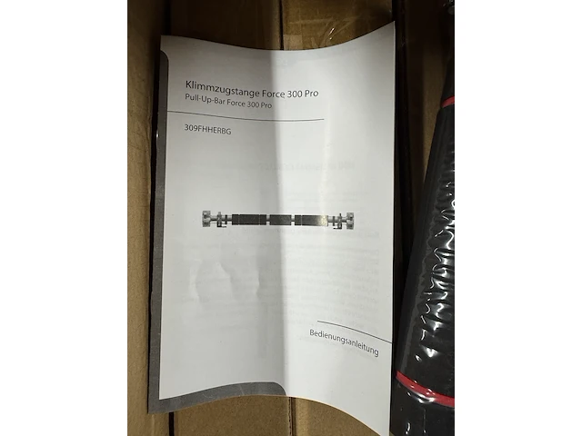 Ca. 13x optrekstang verstelbaar van 66,5 cm tot 93 cm ultrasport, force 300 - afbeelding 5 van  5