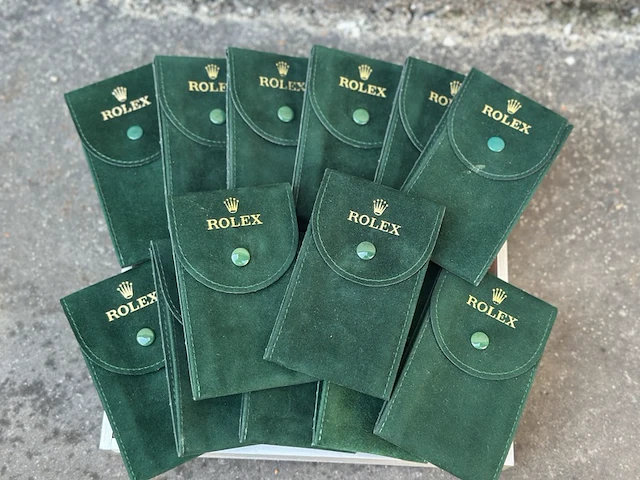 Ca. 13x pouch, rolex, groen - afbeelding 1 van  5