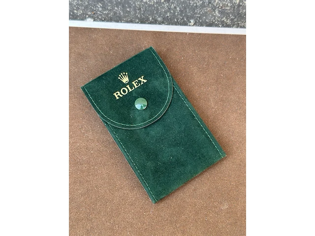 Ca. 13x pouch, rolex, groen - afbeelding 2 van  5