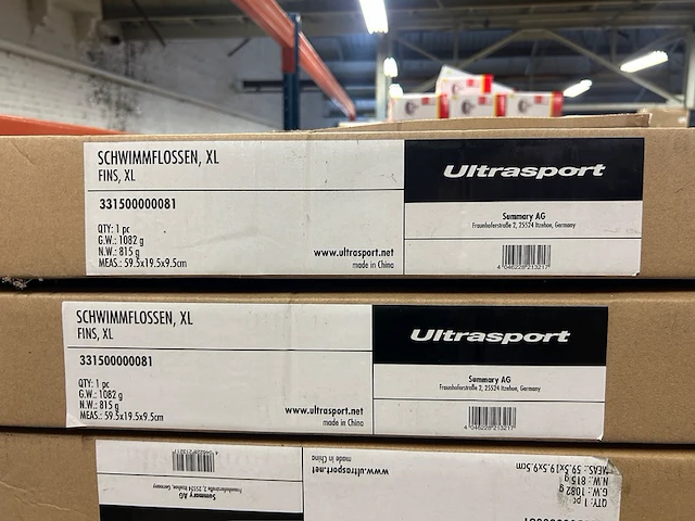 Ca. 13x zwemvliezen voor volwassenen ultrasport - afbeelding 6 van  7