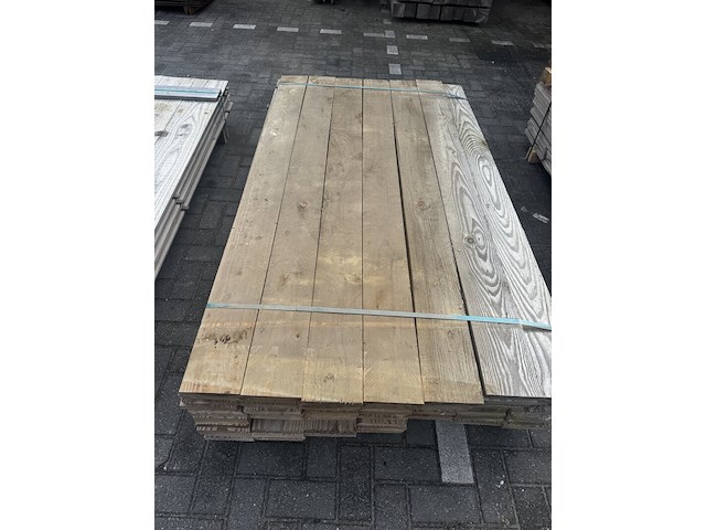 Ca. 140x douglas planken | fijnbezaagd | 2,2 x 15 x 180 cm - afbeelding 1 van  2