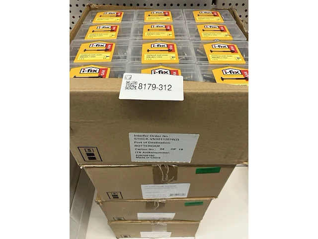 Ca. 140x i fix slotbouten + moer rvs m8x80 - afbeelding 1 van  3