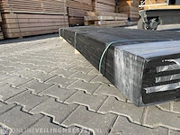 Ca. 140x pakoeli hardhouten planken geschaafd, 21x90mm, lengte 44/125cm, 60/185cm, 36/155cm - afbeelding 4 van  6