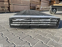 Ca. 140x pakoeli hardhouten planken geschaafd, 21x90mm, lengte 44/125cm, 60/185cm, 36/155cm - afbeelding 5 van  6