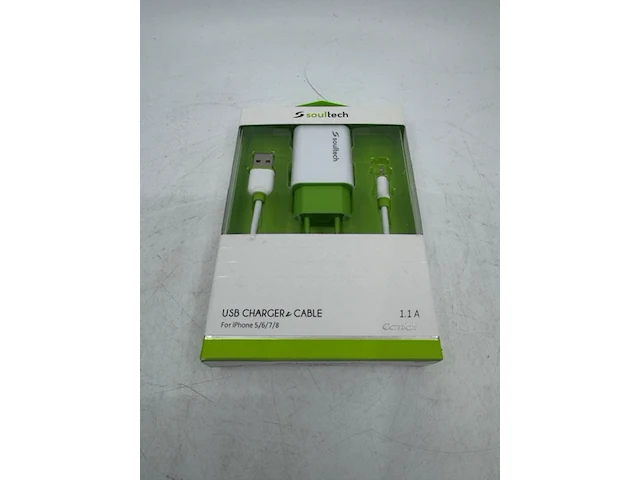 Ca. 140x usb laadsnoer iphone soultech, sc011b - afbeelding 1 van  4