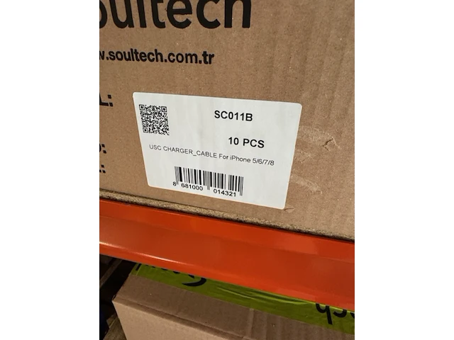 Ca. 140x usb laadsnoer iphone soultech, sc011b - afbeelding 3 van  4