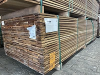 Ca. 143x guyana ipé planken geschaafd, 16x90mm, lengte 300cm - afbeelding 4 van  4