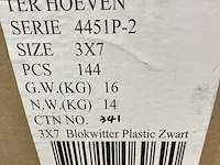 Ca. 144x blokwitters 7x3 cm (volle doos) - afbeelding 2 van  3
