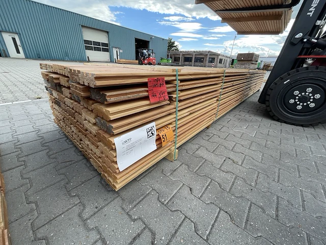Ca. 144x douglas design/triple/deens profiel, 22x142mm, lengte 500cm - afbeelding 2 van  2