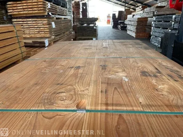 Ca. 144x douglas planken vierzijdig geschaafd , 16x192mm, lengte 180cm - afbeelding 1 van  3