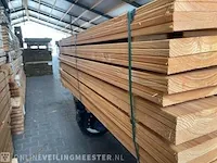 Ca. 144x douglas planken vierzijdig geschaafd , 16x192mm, lengte 180cm - afbeelding 2 van  3