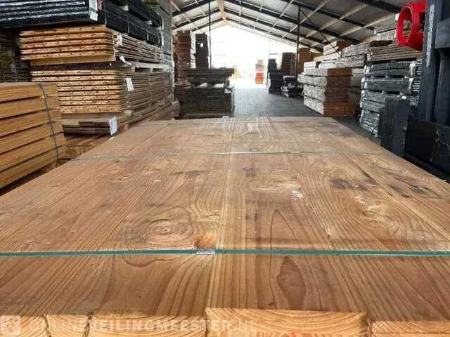 Ca. 144x douglas planken vierzijdig geschaafd , 16x192mm, lengte 180cm - afbeelding 1 van  3