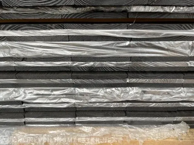 Ca. 144x douglas schuttingplanken zwart gecoat , 16x192mm, lengte 180cm - afbeelding 3 van  3