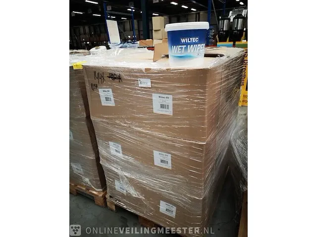 Ca. 144x emmer a 150st. wet wipes wiltec, industrial - eco - afbeelding 2 van  3