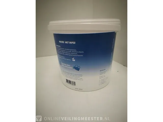 Ca. 144x emmer a 150st. wet wipes wiltec, industrial - eco - afbeelding 3 van  3