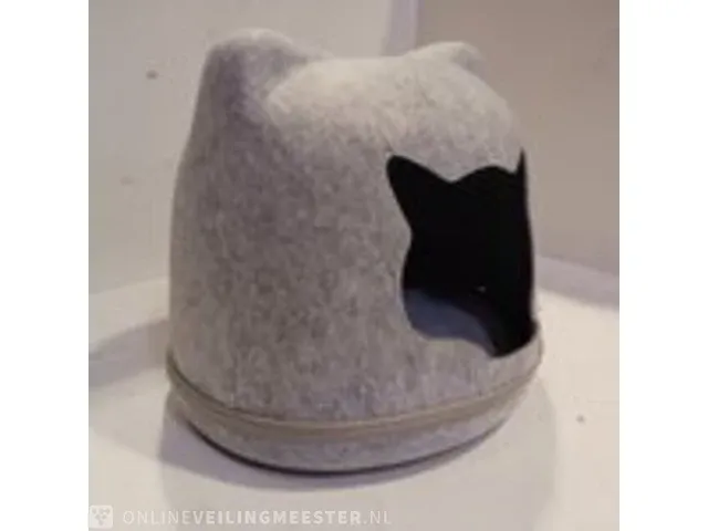 Ca. 144x kattenhuis, grijs - afbeelding 2 van  6