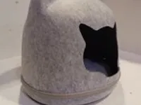 Ca. 144x kattenhuis, grijs - afbeelding 2 van  6