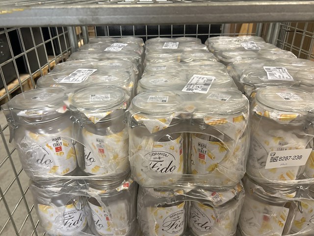 Ca. 144x weckpot 100 cl rocco bormioli, fido - afbeelding 2 van  5