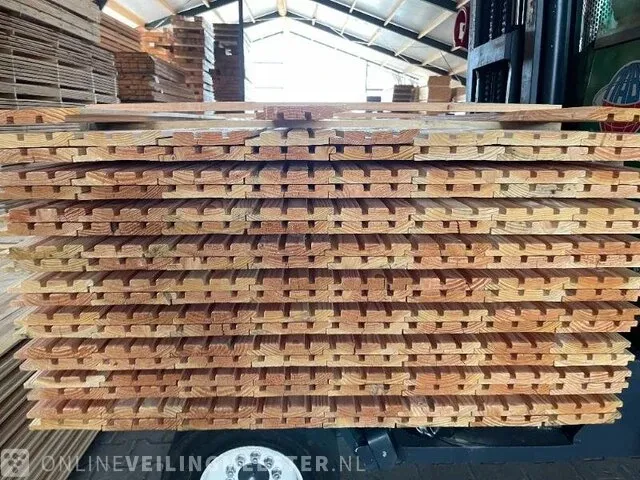 Ca. 147x douglas design (tripple) profiel , 22x140mm, lengte 300cm - afbeelding 3 van  3