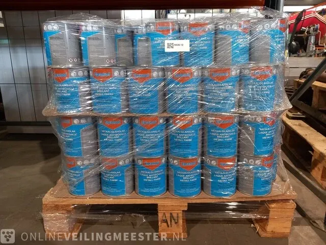 Ca. 147x epanol metaalverf zwart hoogglans 1 liter epanol, hoogglans metaal verf zwart 1 liter, zwart, bouwjaar ca. 2018 - afbeelding 1 van  5