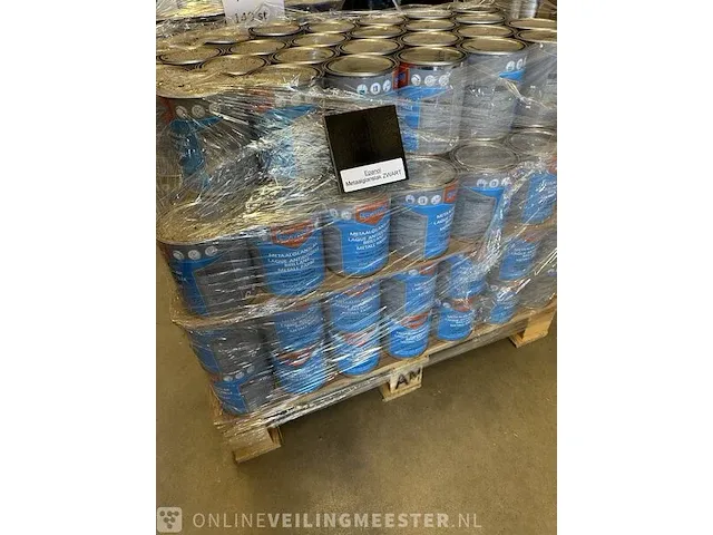Ca. 147x epanol metaalverf zwart hoogglans 1 liter epanol, hoogglans metaal verf zwart 1 liter, zwart, bouwjaar ca. 2018 - afbeelding 2 van  5