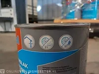 Ca. 147x epanol metaalverf zwart hoogglans 1 liter epanol, hoogglans metaal verf zwart 1 liter, zwart, bouwjaar ca. 2018 - afbeelding 5 van  5