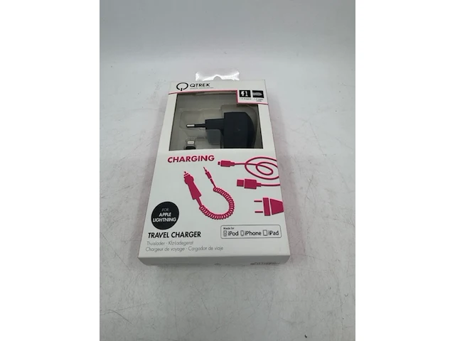 Ca. 149x travel charger qtrek, qtrtrc00002, zwart - afbeelding 1 van  2