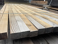 Ca. 14x douglas balk | geschaafd | licht vergrijsd , 4,5 x 7 x 300 cm - afbeelding 2 van  2