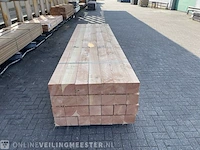 Ca. 14x douglas balken fijnbezaagd, 150x150mm, lengte 300cm - afbeelding 1 van  3