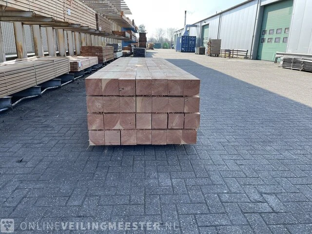 Ca. 14x douglas balken fijnbezaagd, 150x150mm, lengte 300cm - afbeelding 3 van  3