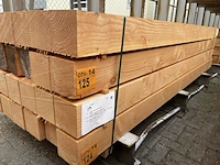 Ca. 14x douglas balken fijnbezaagd, 150x150mm, lengte 300cm - afbeelding 4 van  4