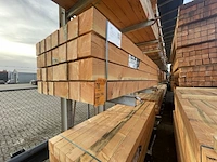 Ca. 14x douglas balken fijnbezaagd, 150x150mm, lengte 300cm - afbeelding 4 van  4