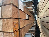 Ca. 14x douglas balken fijnbezaagd, 150x150mm, lengte 300cm - afbeelding 4 van  4