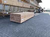 Ca. 14x douglas balken fijnbezaagd, 150x150mm, lengte 400cm - afbeelding 2 van  4