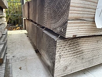 Ca. 14x douglas balken fijnbezaagd, 150x150mm, lengte 400cm - afbeelding 3 van  3